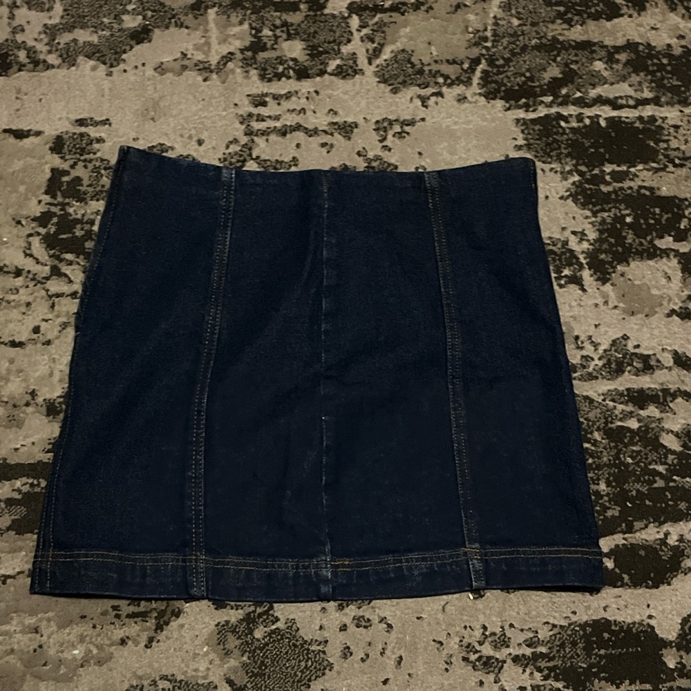 Denim Mini Skirt